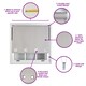 image 3 of FURNISHED Blackout Roller Blinds with Large Square Eyelets Made to Measure Window Shade | Grey | Grey | (W) 210cm x (L) 210cm