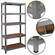 image 4 of House of Home Steel Racking Shelving 5 Tier Heavy Duty Garage Storage Racks Shelf Metal Unit Grey