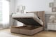 image 2 of Sloomy Beaumont Mink Plush Ottoman Bed With Mattress With 54" Wingback Headboard 3' Single