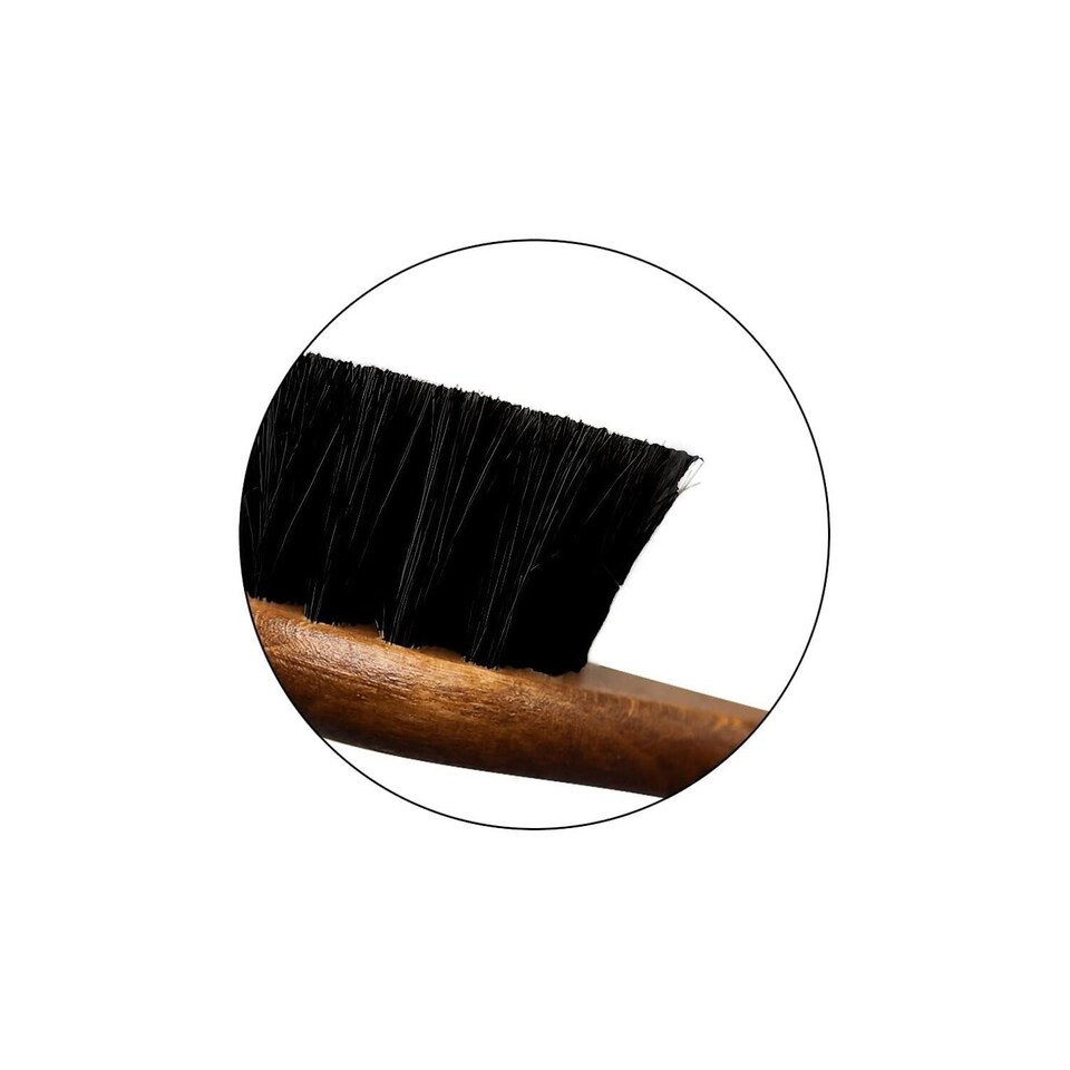 image 1 of BIRCH Horsehair Dauber Brush - For Applying Shoe Polish and Cream 15cm | Black | Black