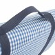 image 4 of Blue and White Gingham Picnic Blanket | Blue | Blue