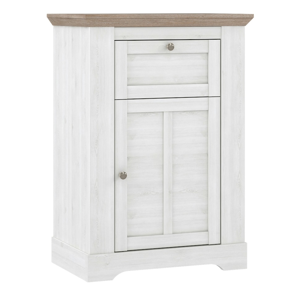 image 1 of Illopa Chest of Drawers in Oak Nelson/Snowy Oak