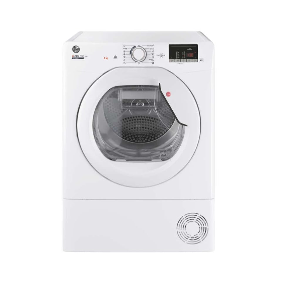 Hoover HLE C9DE 9kg Load Condenser Tumble Dryer NFC Class B White