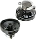 image 4 of SPARES2GO Knob Control Switch for Stoves Gas Hob Oven Cooker (Black/Silver)