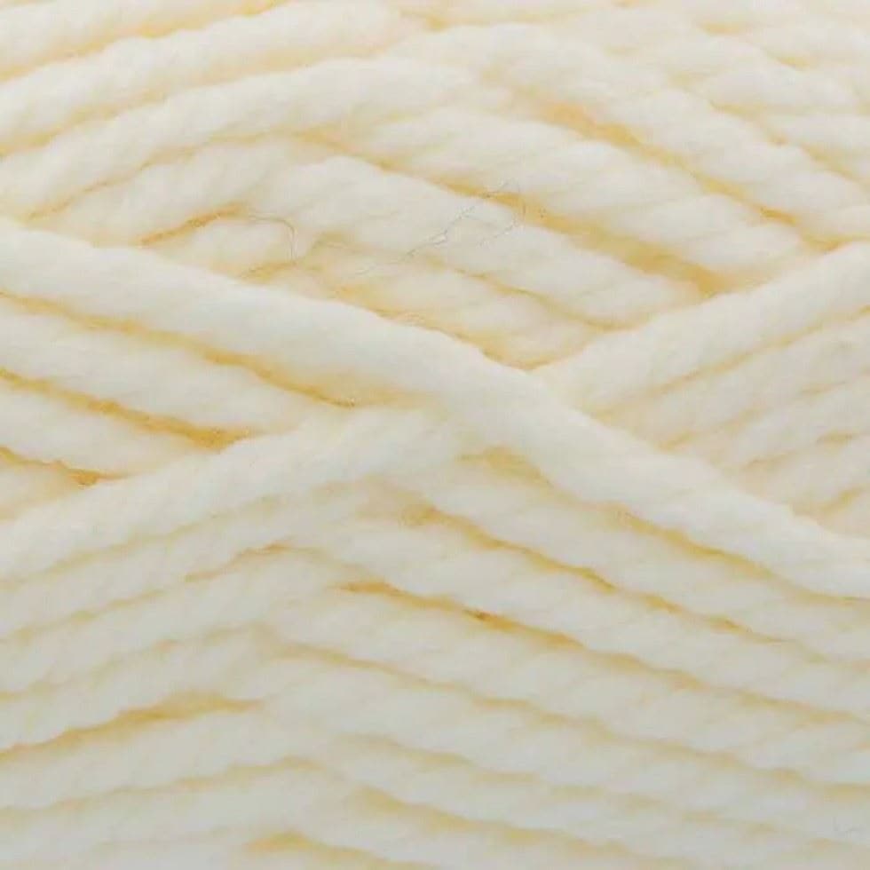 King Cole Cream Big Value BIG Super Chunky Yarn (Value Pack 5 x 250g Balls) For Crochet, Knitting - 75m per ball