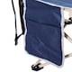 image 8 of Outsunny Single Person Camping Bed Folding Cot Outdoor Patio Portable Military Sleeping Bed Travel Guest Leisure Fishing with Side Pocket and Carry Bag - Blue