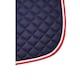 image 2 of HySPEED Splendid Showjump Horse Saddlepad - Navy/Red/White - Small Pony