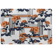Geometric Lines & Flowers (Rug) Multi | Large: 140x200cm