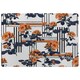 image 1 of Geometric Lines & Flowers (Rug) Multi | Large: 140x200cm