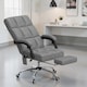 image 2 of Vinsetto Massage Office Chair, Ergonomic Desk Chair, Comfy Work Study Chair with Heat, Padded Seat, 135 Reclining Back and Footrest for Home Office, Charcoal Grey