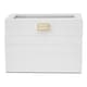 image 1 of Living and Home 4-Tier Jewellery Storage Box with Transparent Lid - White