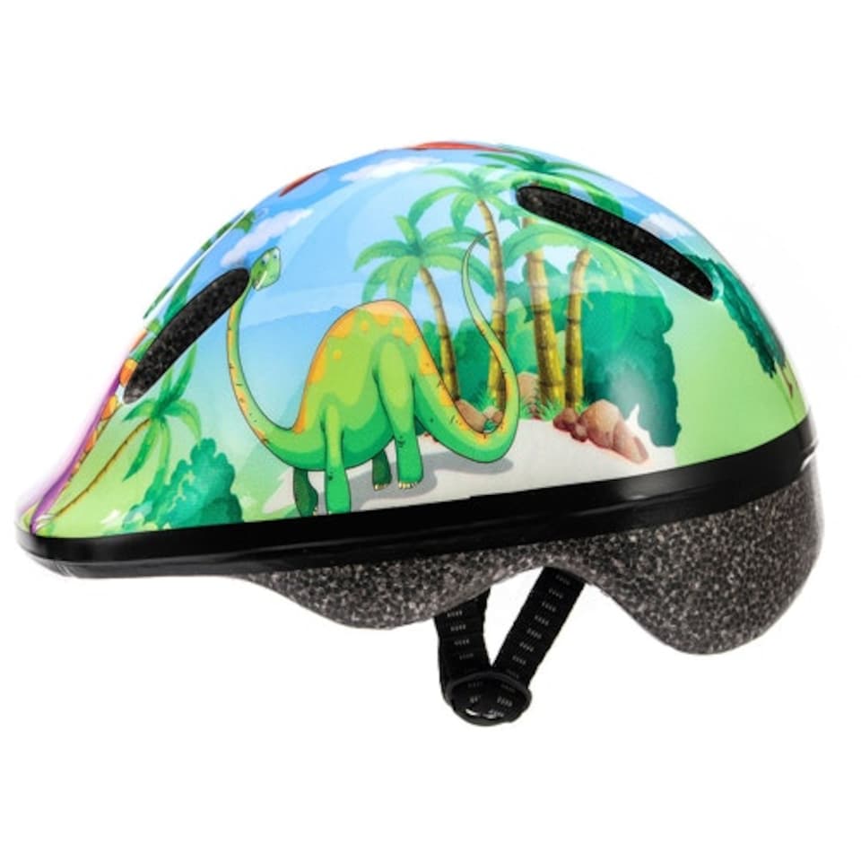 image 1 of Helmet for Kids Toddlers – Lightweight Adjustable Bike Helmet for Boys & Girls – Safety Crash Protection for Cycling, Scooter, Skateboard – MV62 Multi | Dinosaur | XS