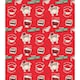 image 2 of Friends Christmas 4 Sheets & 4 Tags Gift Wrap