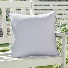 Fusion Plain Dye Cushion Cover Silver