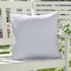 image 1 of Fusion Plain Dye Cushion Cover Silver