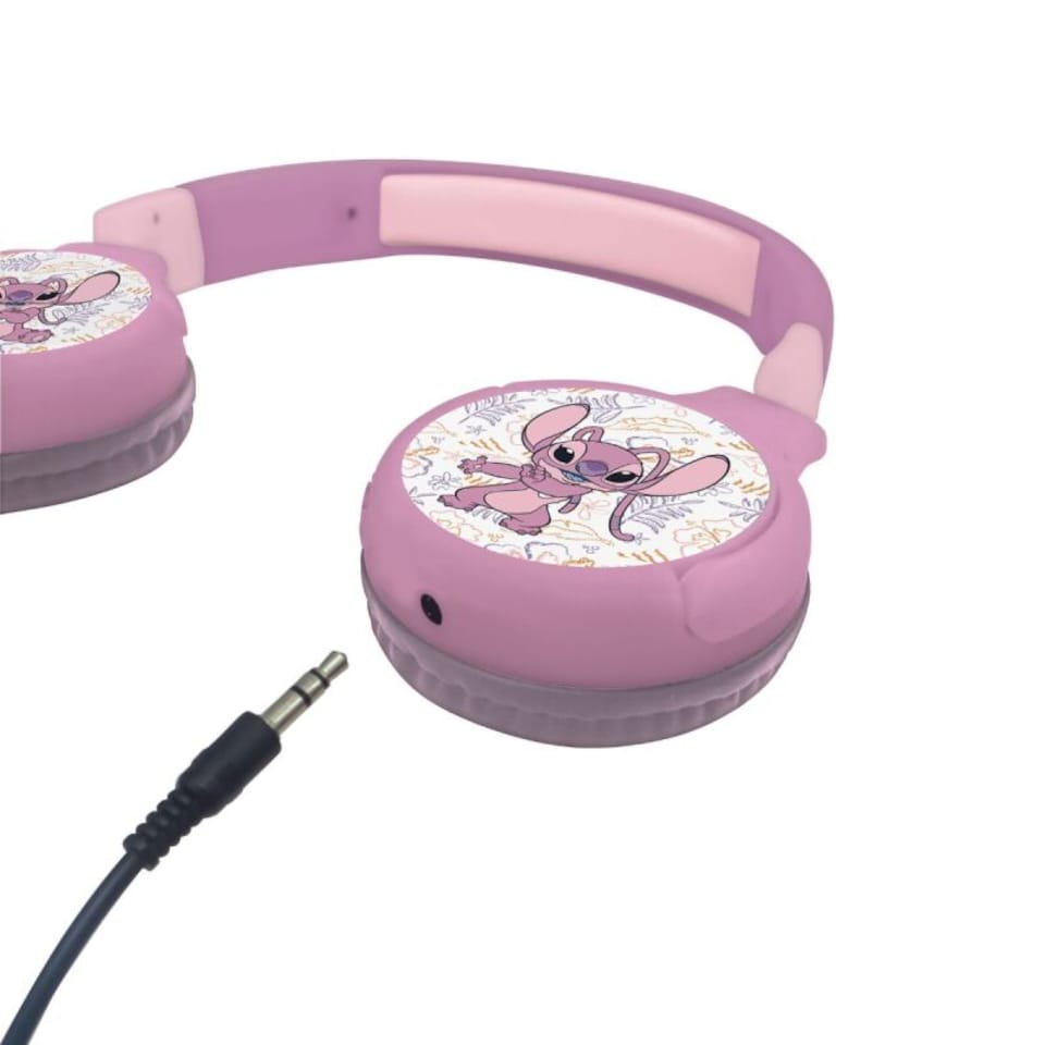 image 1 of Lexibook HPBT010D1 Disney Stitch Bluetooth & Wired Foldable Headphones - Purple