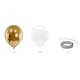 image 2 of White & Gold Foliage DIY Premium Garland Balloon Arch Kit