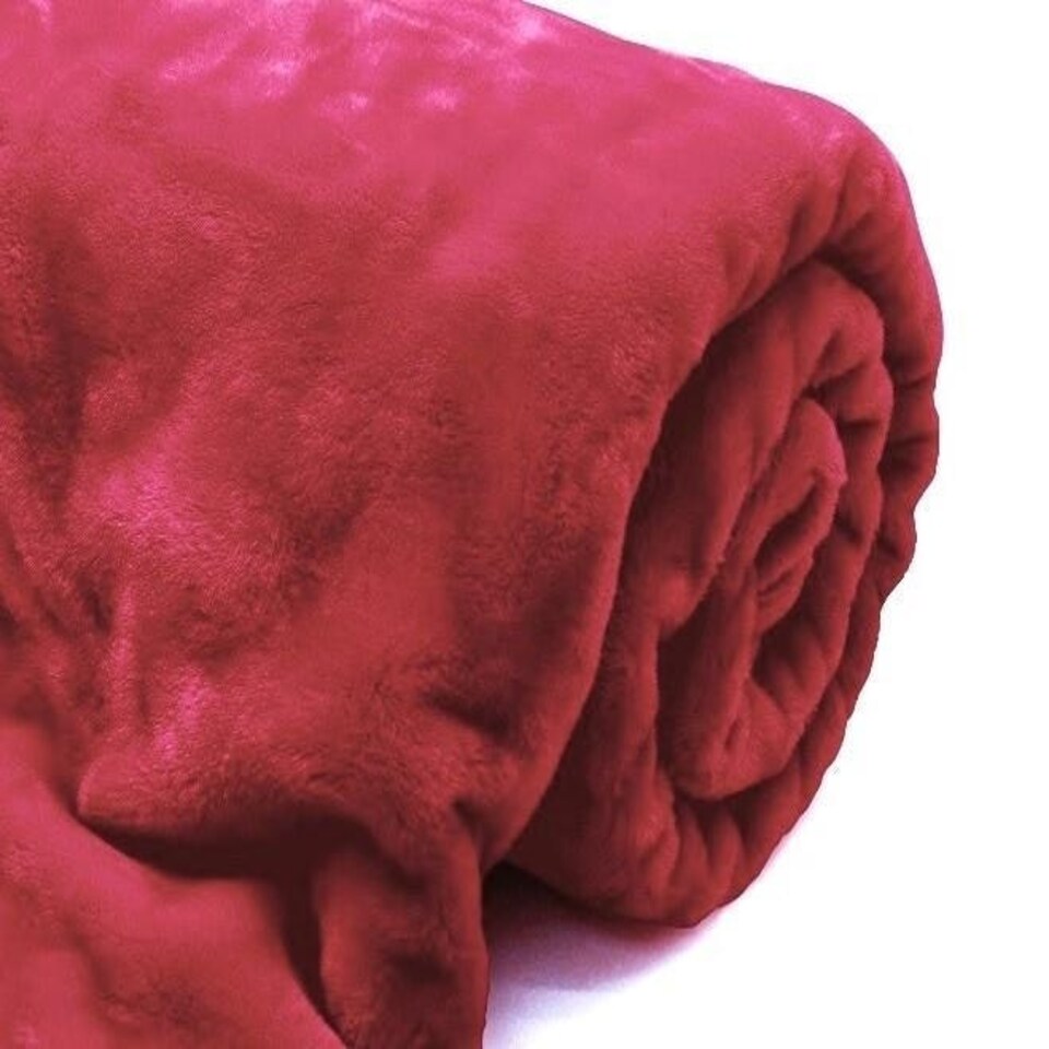 image 1 of Mink Fushia Blanket 127x152cm