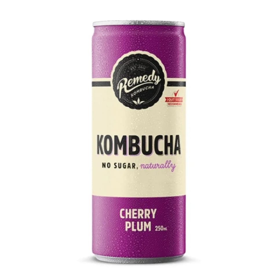 Cherry Plum Kombucha 250ml (Remedy) | Multi