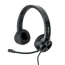 USB-C Office Headset with USB A to C Adapter Grey