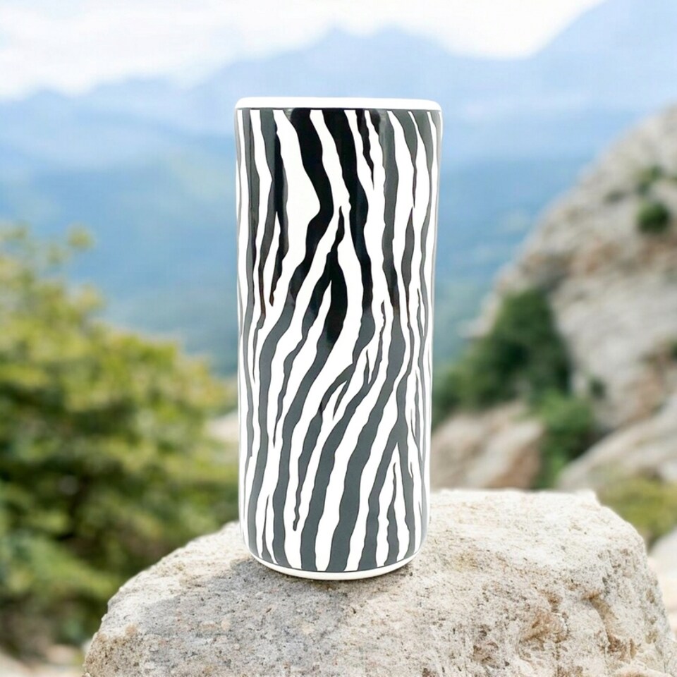 image 1 of 18 Inch Zebra Umbrella Stand - L20 x W20 x H46 cm