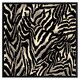 image 1 of Gold zebra print (Picture Frame) Black | S