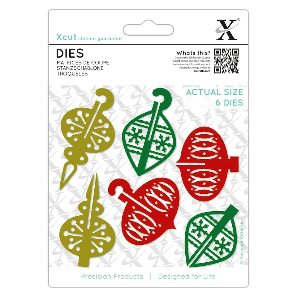 Dies (6pcs) - 3D Baubles