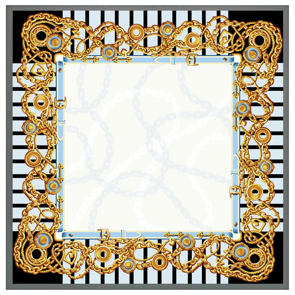 image 1 of Golden chains (Picture Frame) Black | XL
