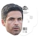 image 3 of Mikel Arteta Cardboard Face Mask