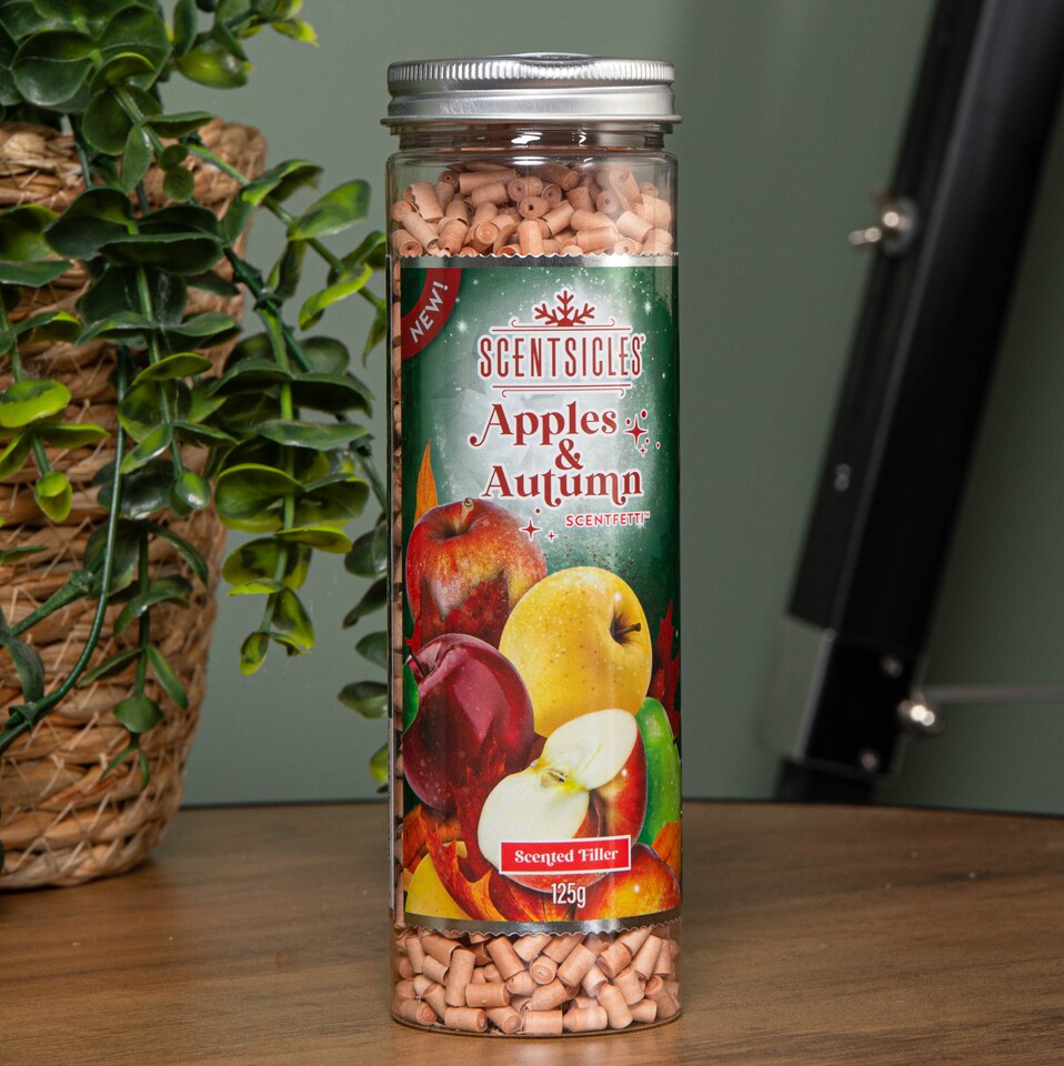 image 1 of 125g Apples and Autumn Scentsicles Scentfetti Christmas Decoration