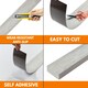 image 9 of NOVECRAFTO Self Adhesive Vinyl Floor Plank – Peel & Stick 36x5.98 in – Light Grey Ash Breeze – Wood Effect – Waterproof DIY Flooring – Easy to Install Grey | 0.97 sqm