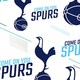 image 4 of Tottenham Hotspur FC 2 Sheets & 2 Tags Gift Wrap