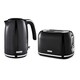 image 1 of GEEPAS 1.7L Kettle & 2 Slice Toaster Kitchen Combo Set Black