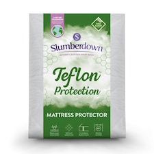 Slumberdown Teflon Mattress Protector, King | White
