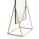 image 4 of Harbour Housewares 2pc Dressing Table Mirror Set - 2 Sizes - Gold - Makeup Mirror Bathroom Mirror Vanity Mirror Tabletop Mirror