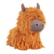image 2 of Paoletti Highland Cow Faux Fur Novelty Door Stop