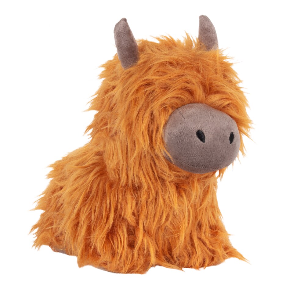 image 1 of Paoletti Highland Cow Faux Fur Novelty Door Stop