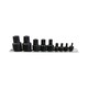 image 2 of Stubby Impact Triple Square Spline Bit Sockets M4 - M12 MT14 - MT18 9pc Set