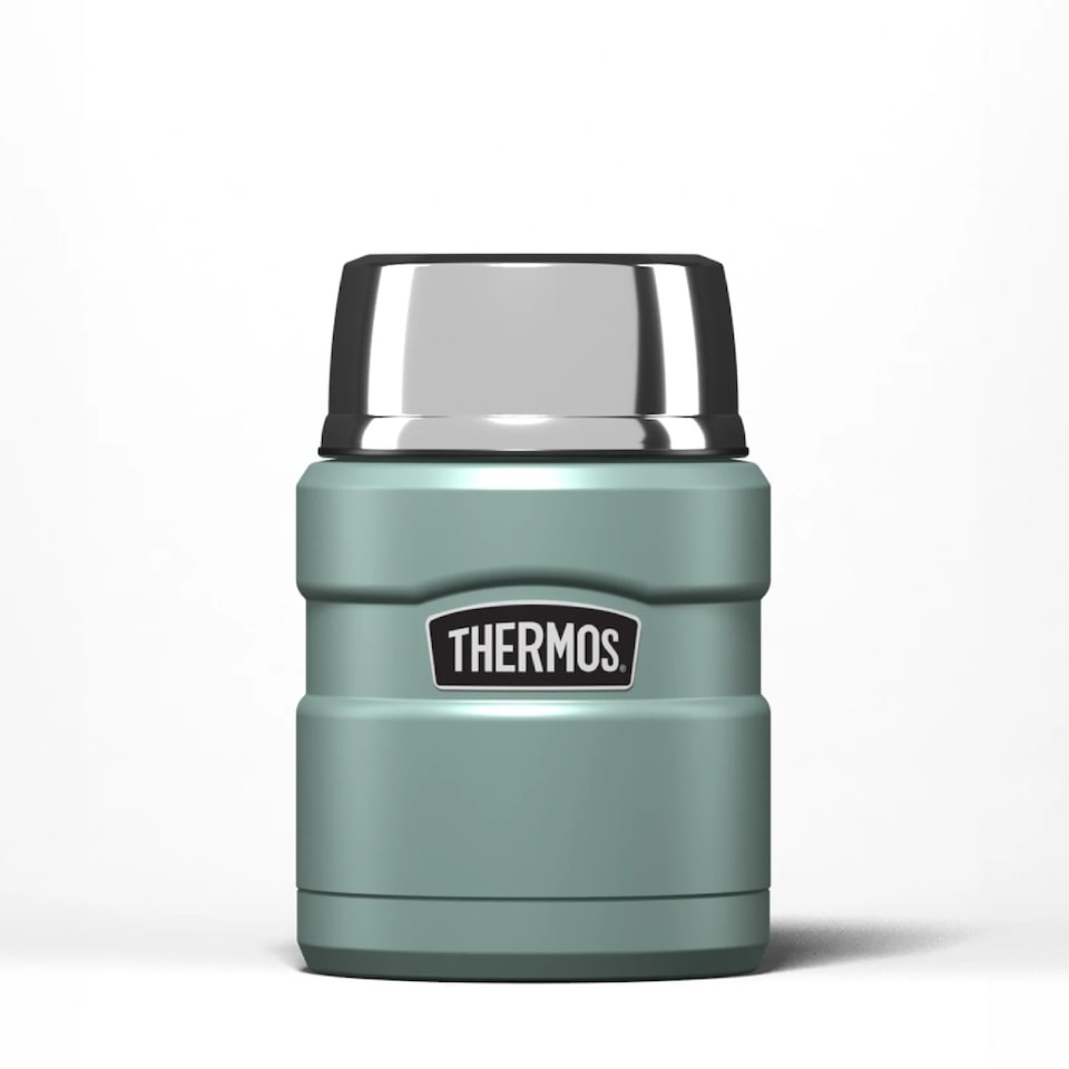 image 1 of Thermos Stainless Steel King Food Flask 470ml Duck Egg
