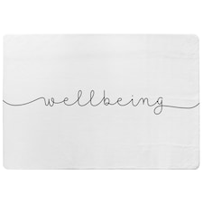 Text Wellbeing Designer Rug | Multi