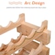 image 6 of HOMCOM Wooden Wine Rack 6 Tier Shelf for 72 Bottles Shelving Storage Holder