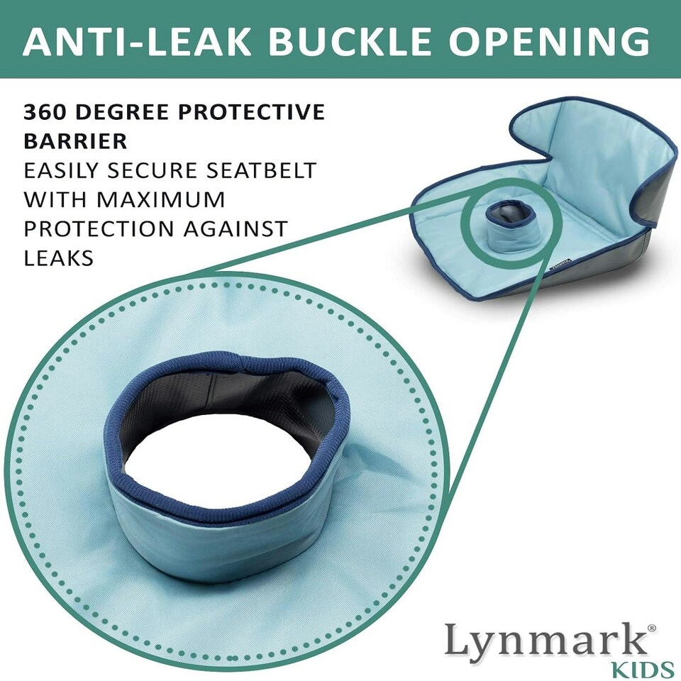 image 1 of Lynmark® Potty Training Car Seat Protector Cover for Spills, Nappy Leaks, and Accidents Blue | 1 pack