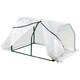 image 1 of Outsunny Mini  Greenhouse Grow House PVC Cover Steel Frame White 99 x 71 x 60cm