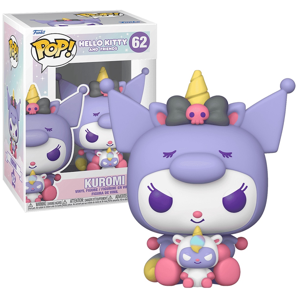 image 1 of Funko POP Hello Kitty and Friends Kuromi Vinyl Figure 62