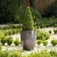 image 2 of Primrose Garden Tall Round Flower Plant Pot Planter Grey 43 x 35 x 35cm