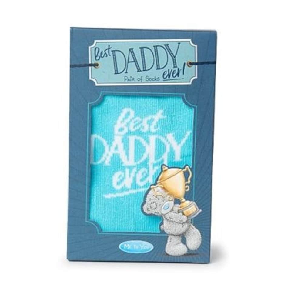 image 1 of Me To You Bear Best Daddy Ever Socks
