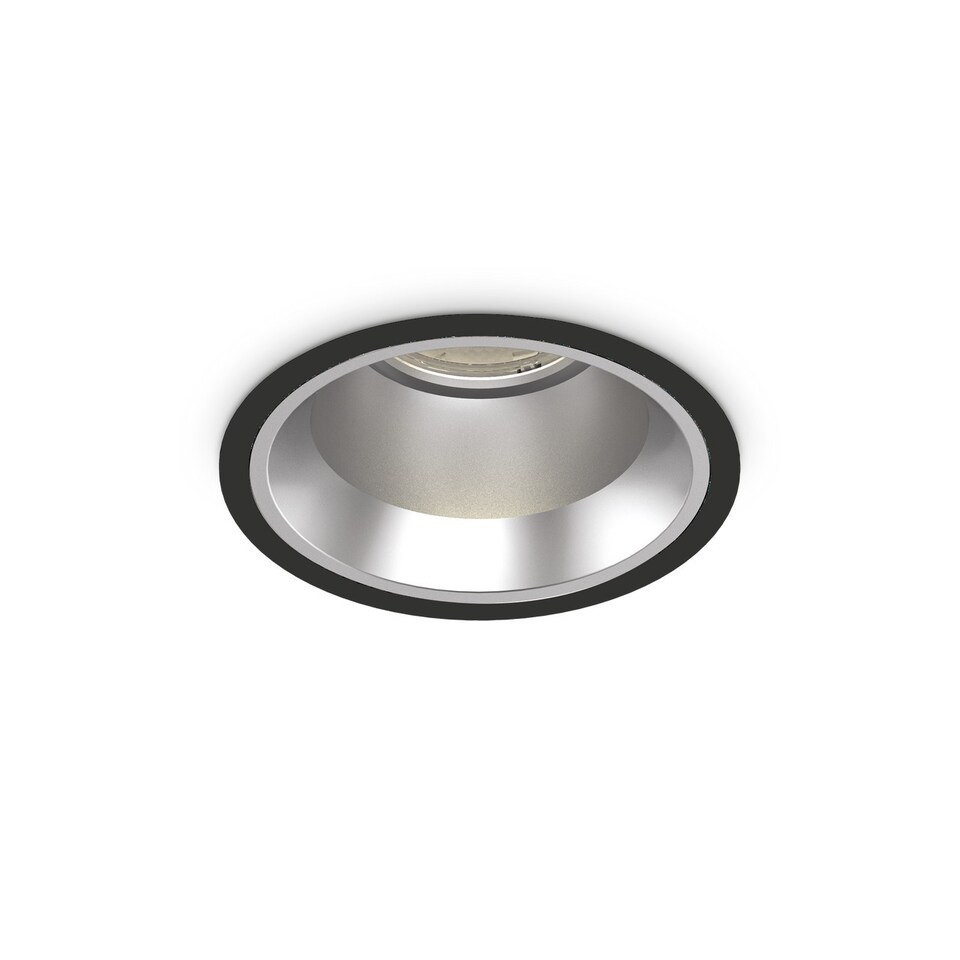 Off Round Recessed Downlight Black 16.2cm 3000K
