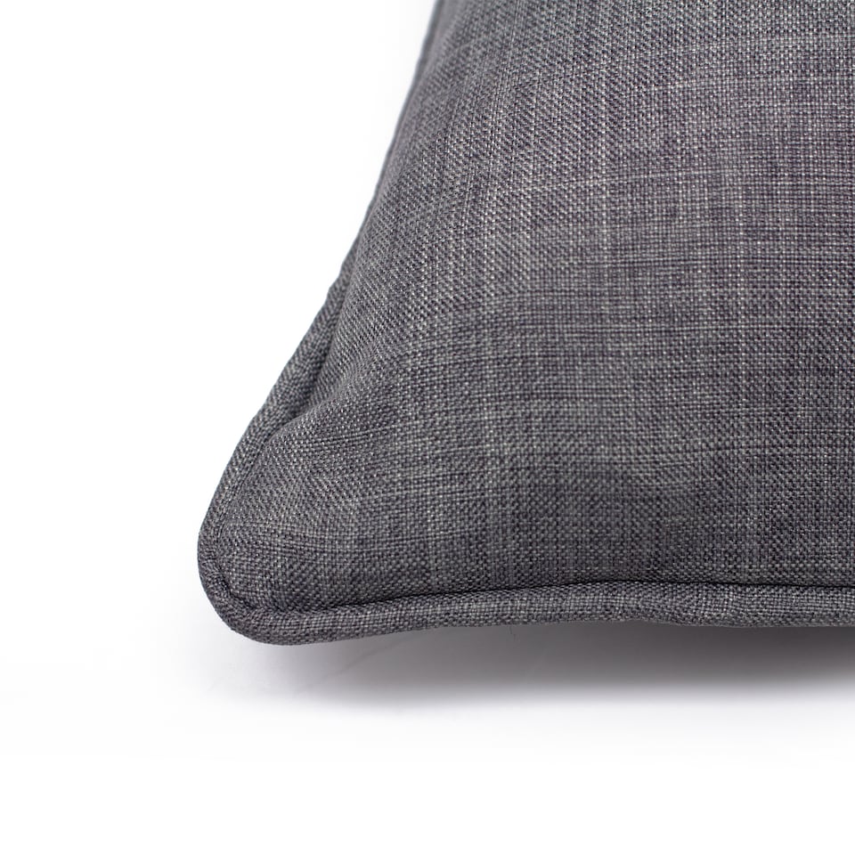 image 1 of Riva Home Twilight Woven Cushion, Silver, 45 x 45cm