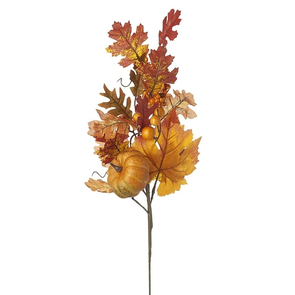Heaven Sends Halloween Autumnal Pumpkin Branch 60cm