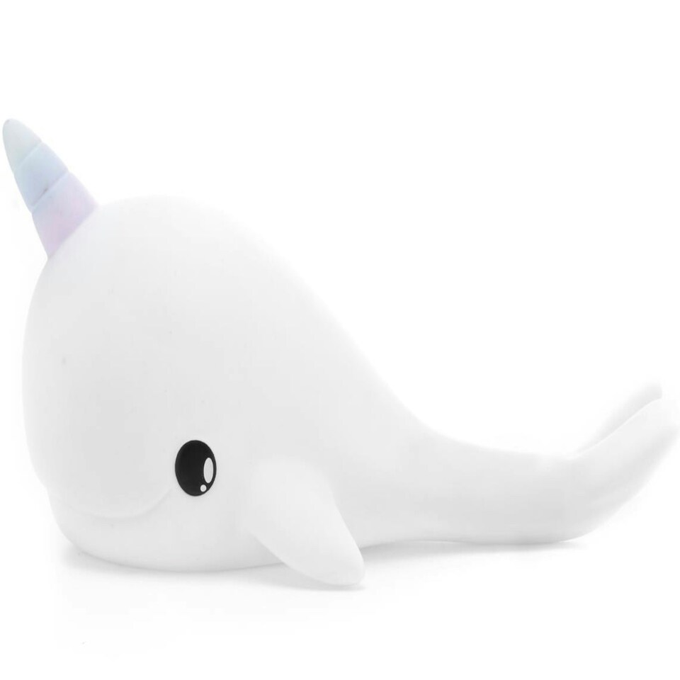image 1 of Rechargeable Narwhal Night Light White